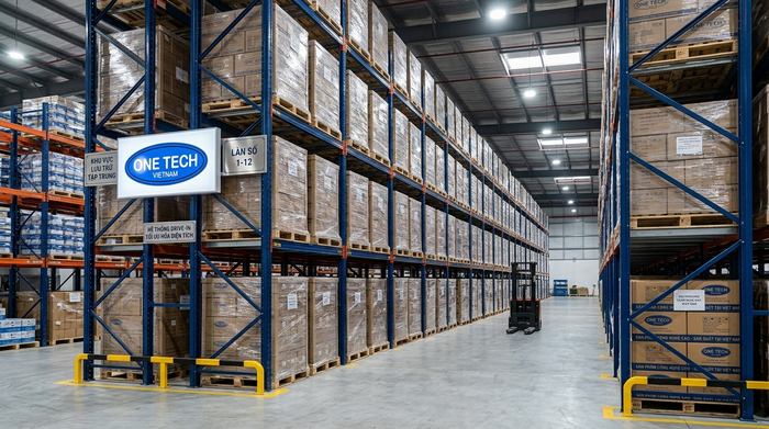 Kệ drive in tối ưu diện tích kho chứa pallet