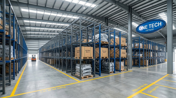 Kệ drive in chất lượng cao cho kho hàng nặng
