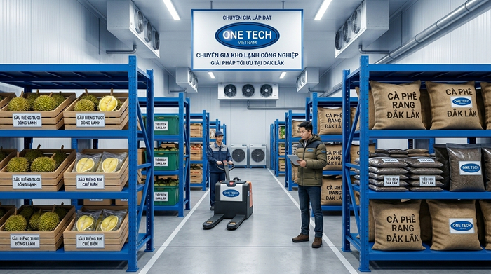 Gợi ý kệ kho lạnh cho nông sản Đắk Lắk Kệ kho lạnh cho sầu riêng cà phê và tiêu tại Đắk Lắk