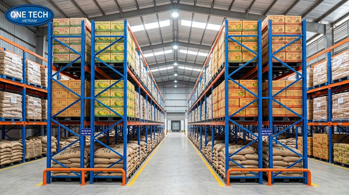 Kệ pallet Selective Đắk Lắk Kệ pallet Selective tại Đắk Lắk cho kho nhiều mã hàng