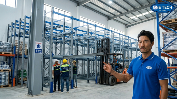 Lắp đặt kệ drive in tại Đắk Lắk cho kho công nghiệp