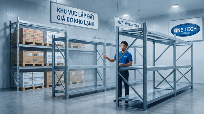 Thi công lắp đặt kệ kho lạnh tại Buôn Ma Thuột Lắp đặt kệ kho lạnh tại Buôn Ma Thuột và Đắk Lắk