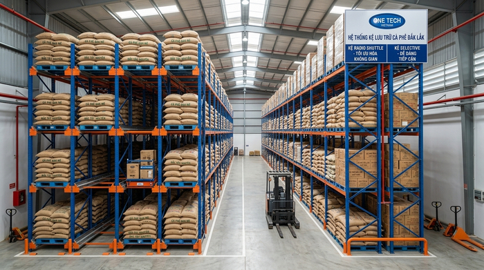 So sánh kệ Radio Shuttle Đắk Lắk với các loại kệ pallet phổ biến