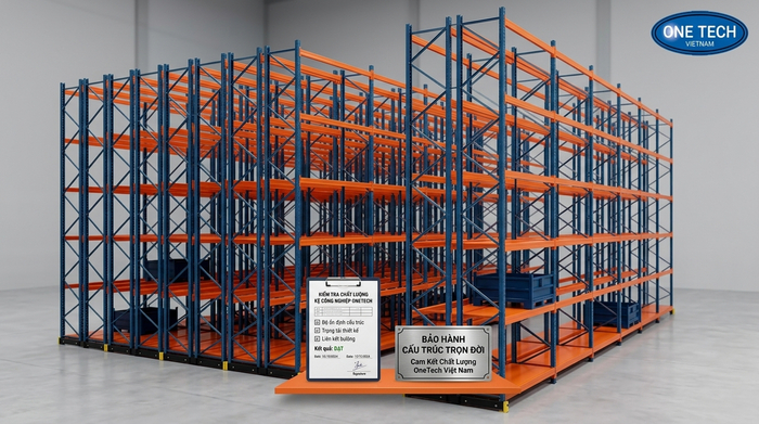 Dịch vụ bảo hành và hậu mãi kệ kho hàng OneTech
