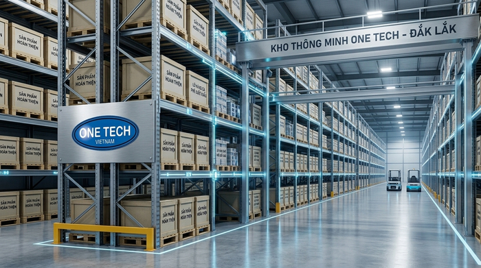 Kệ kho tự động tích hợp IoT và RFID cho kho thông minh Đắk Lắk