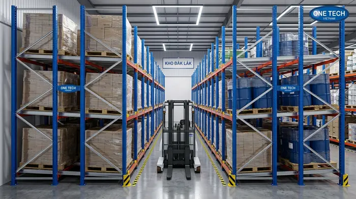 Kệ Push Back tối ưu không gian lưu trữ Kệ Push Back tối ưu không gian lưu trữ cho kho hàng Đắk Lắk
