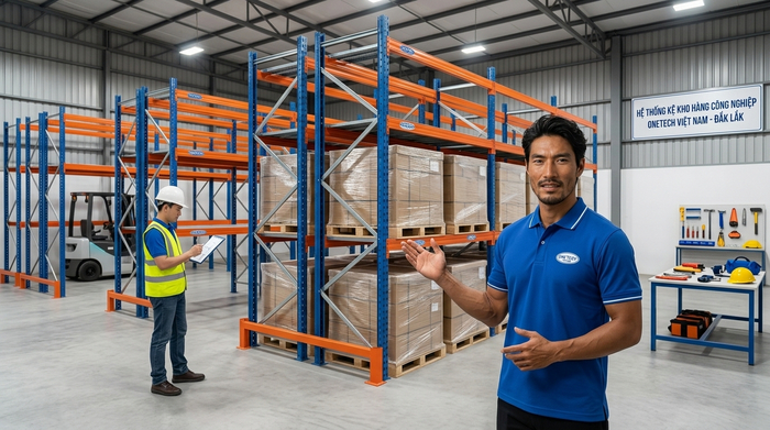Quy trình lắp đặt kệ kho trung chuyển Đắk Lắk Quy trình lắp đặt kệ kho trung chuyển Đắk Lắk từ khảo sát đến bàn giao