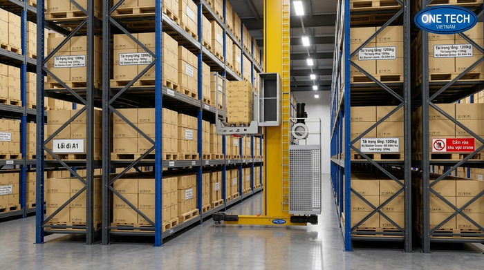 Tải trọng pallet trong hệ Stacker-Crane Đắk Lắk Kiểm tra tải trọng pallet khi thiết kế Stacker-Crane Đắk Lắk