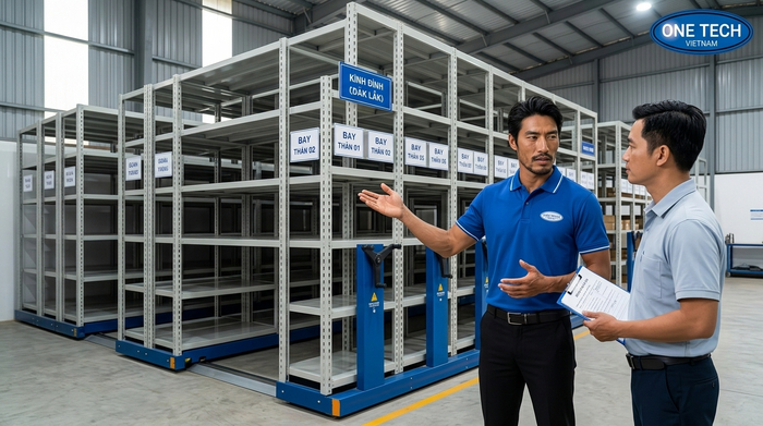 Tư vấn kệ kho di động Đắk Lắk bởi Kệ kho hàng Đắk Lắk OneTech