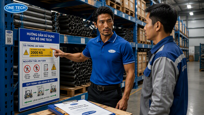Bàn giao và hướng dẫn sử dụng kệ để ống thép Bàn giao và hướng dẫn sử dụng kệ để ống thép an toàn
