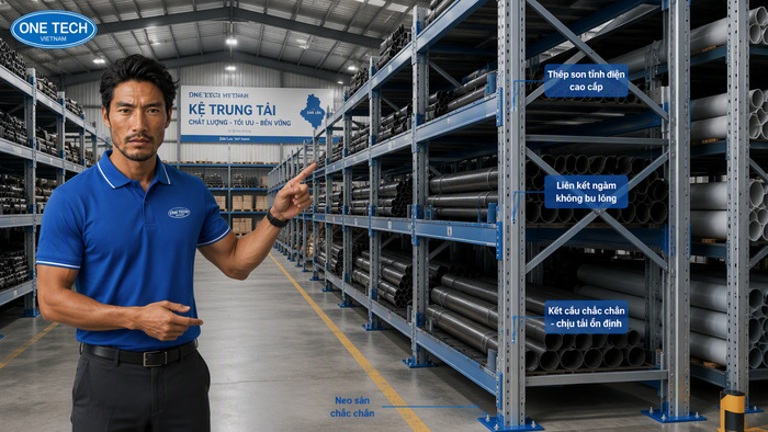 Tư vấn kệ để ống thép Đắk Lắk Kệ kho hàng Đắk Lắk tư vấn kệ để ống thép theo yêu cầu