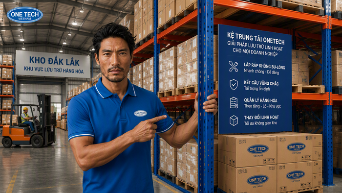 Kệ xếp chồng trung tải Đắk Lắk cho kho hàng đóng thùng