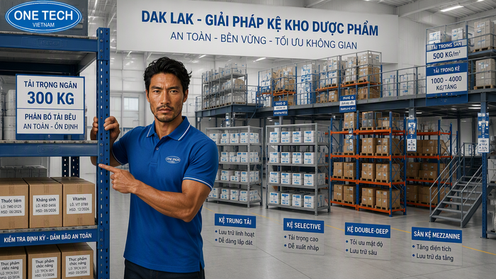 Liên hệ tư vấn kệ kho dược phẩm Đắk Lắk