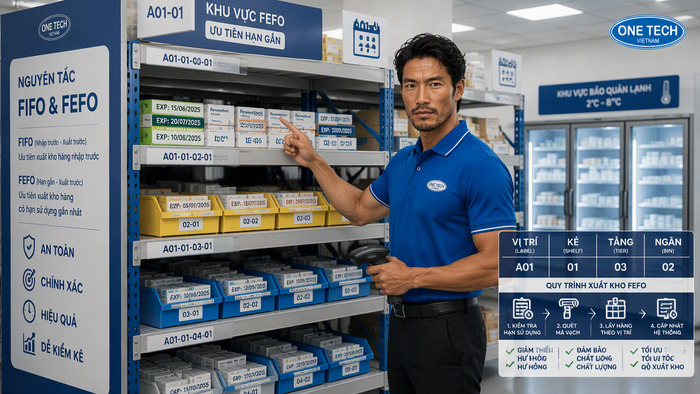 Nguyên tắc FIFO và FEFO trong kho dược phẩm